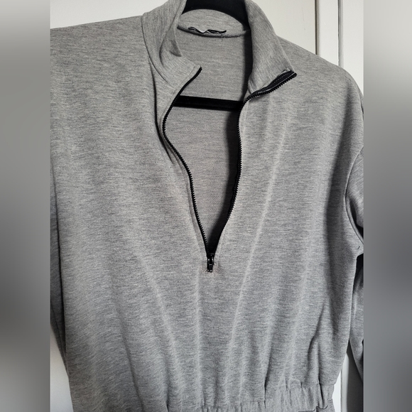 FASHIONNOVA, JUMPSUIT CHICAGO HEATHER GREY - Picture 4 of 6